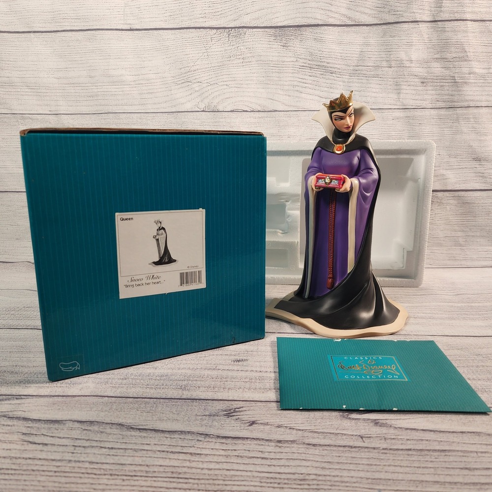 WDCC Snow White 60th Anniversary Evil Queen Bring Back Her Heart Figurine 1997
